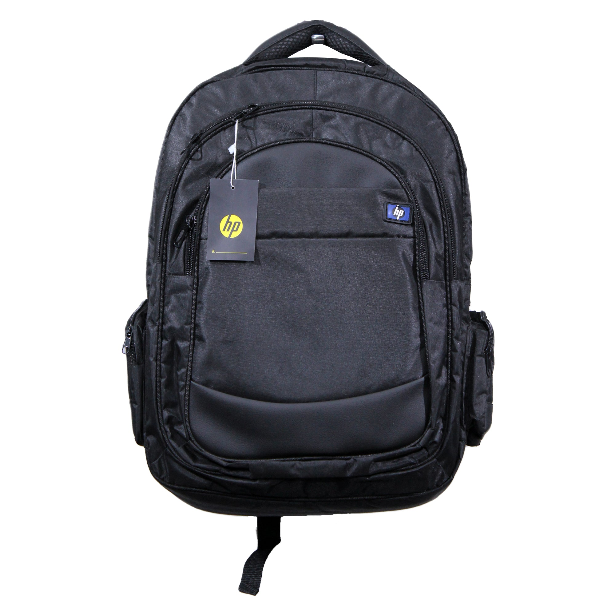 Black Laptop Backpack with Safety Pouch | 15.6 Inch